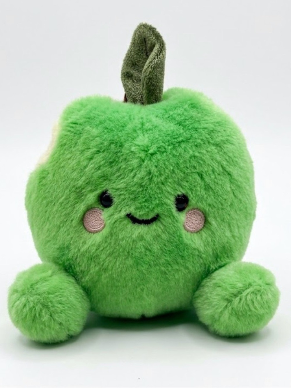 ✨ Aurora Palm Pals Jolly Green Apple Fruit Food Plush Stuffed Animal Toy Kids ✨